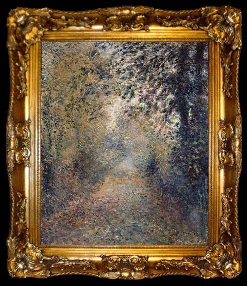 framed  Pierre-Auguste Renoir In the Woods, ta009-2